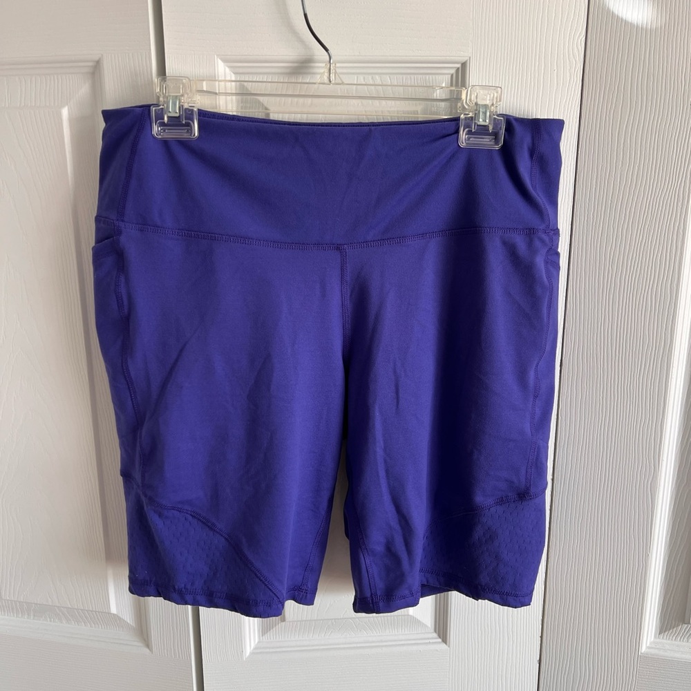 Women's Purple Biker Shorts